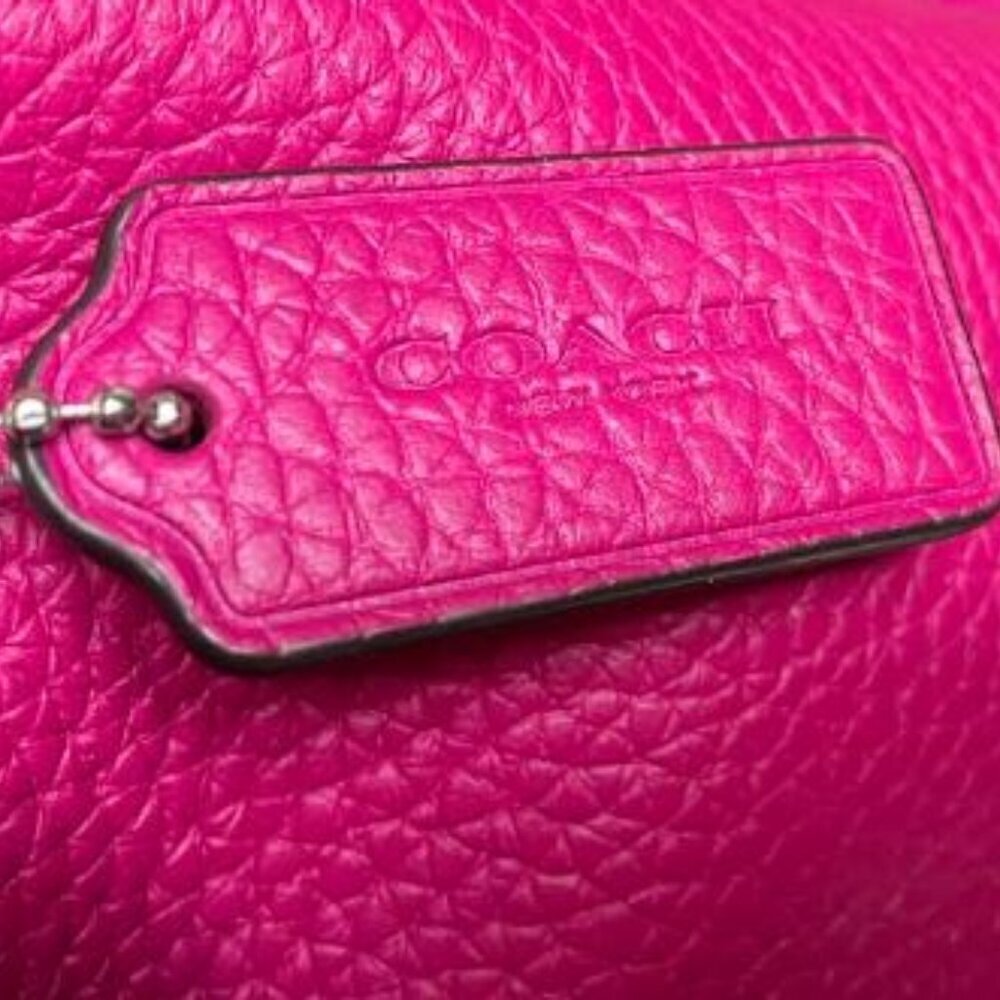 Coach Amelia Backpack Fuchsia Convertible Crossbody with COA NWT - Picture 11 of 16